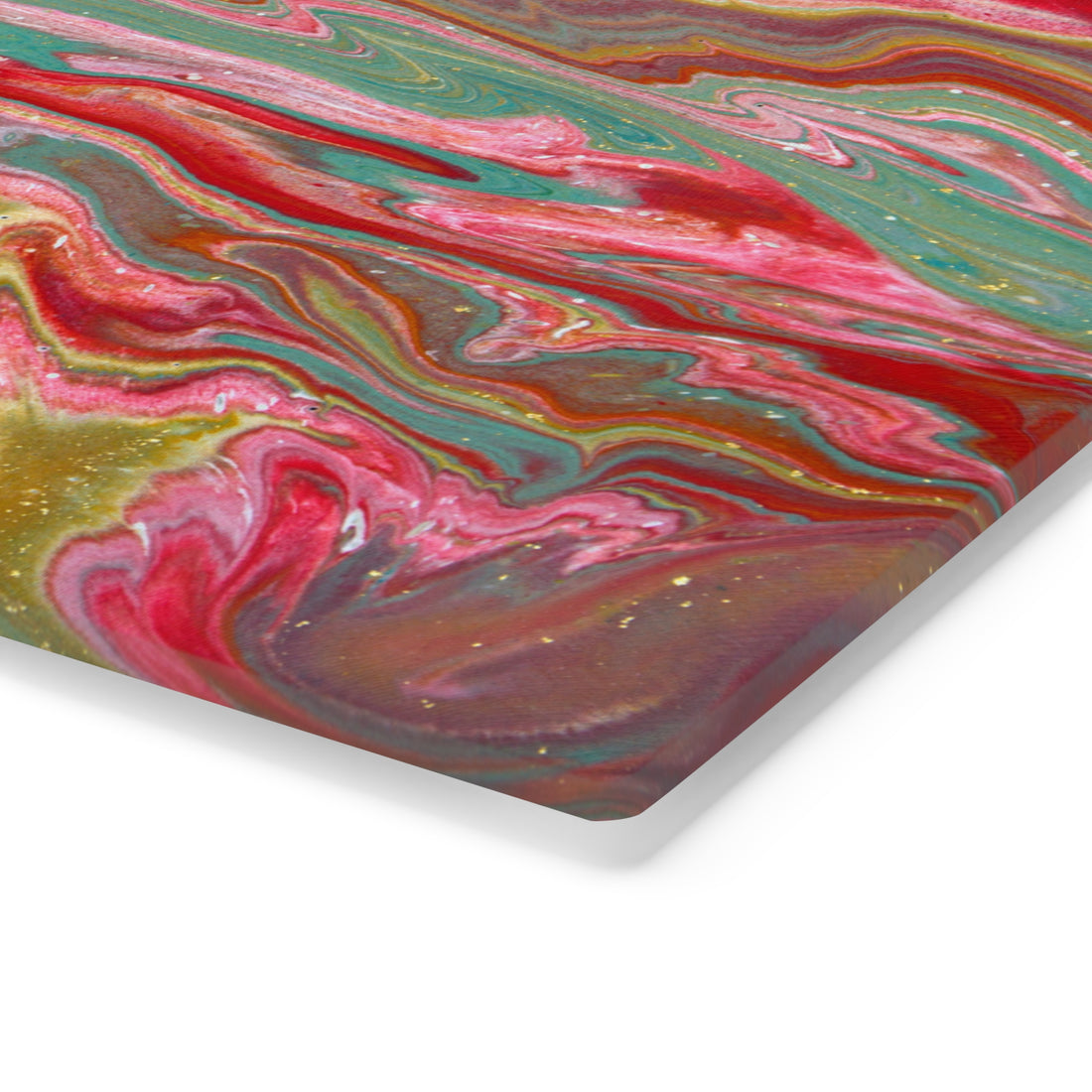 Red Marble art Cutting Board