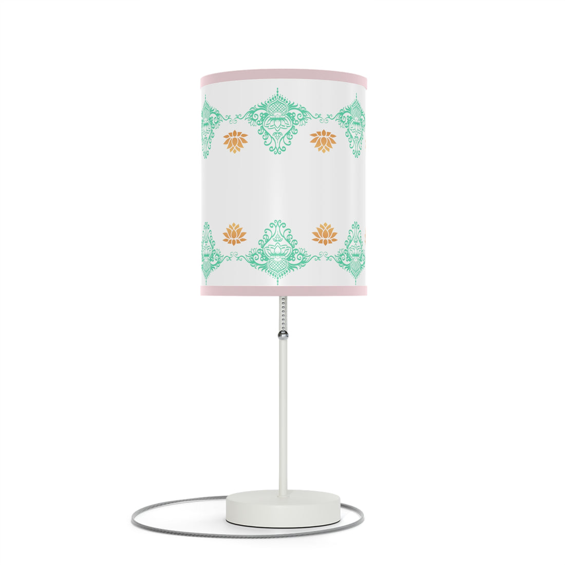 Lotus kolam Pattern Lamps with Lampshades ,Lotus Boho pattern Lamp  US|CA plug, Housewarming gifts, Holiday Gifts