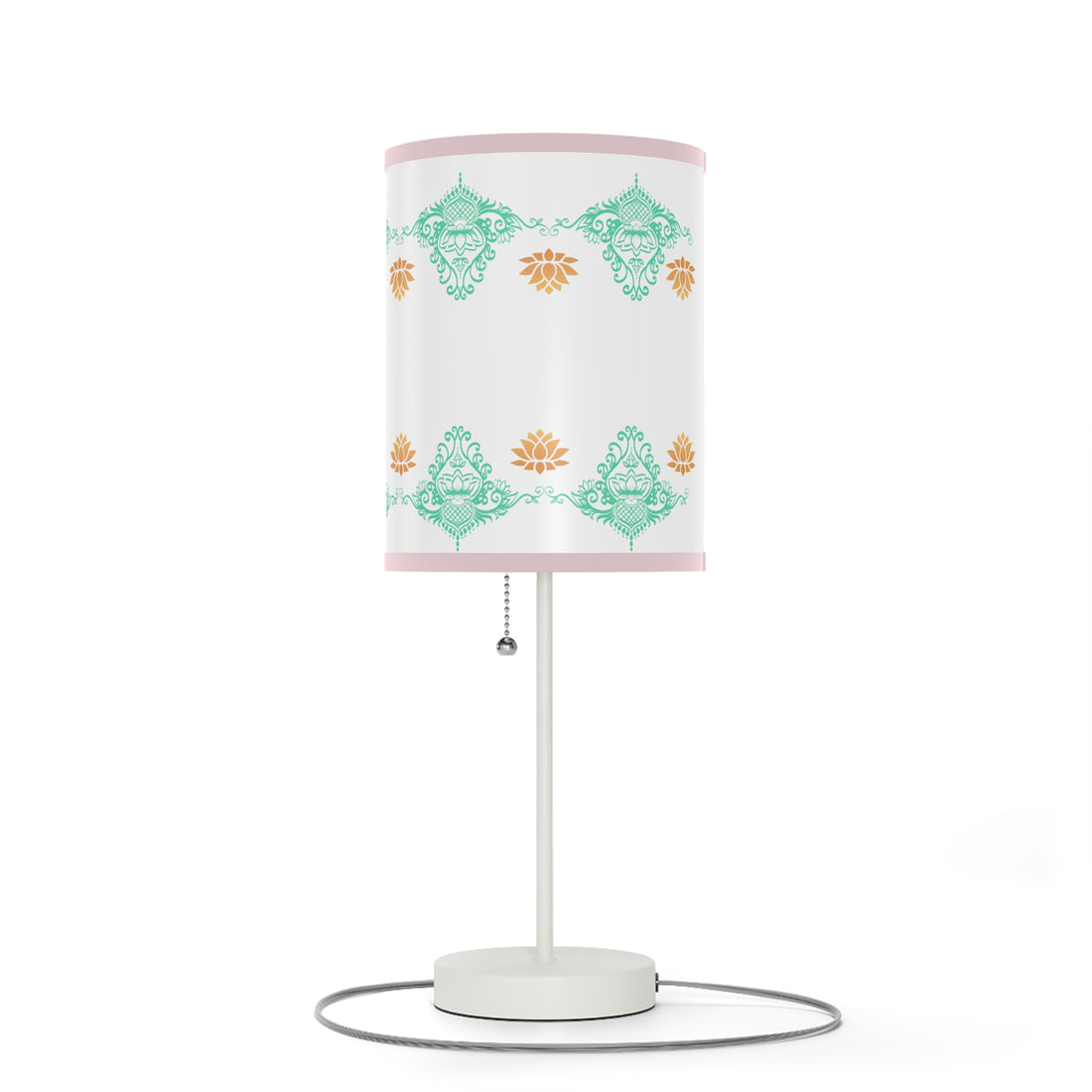 Lotus kolam Pattern Lamps with Lampshades ,Lotus Boho pattern Lamp  US|CA plug, Housewarming gifts, Holiday Gifts