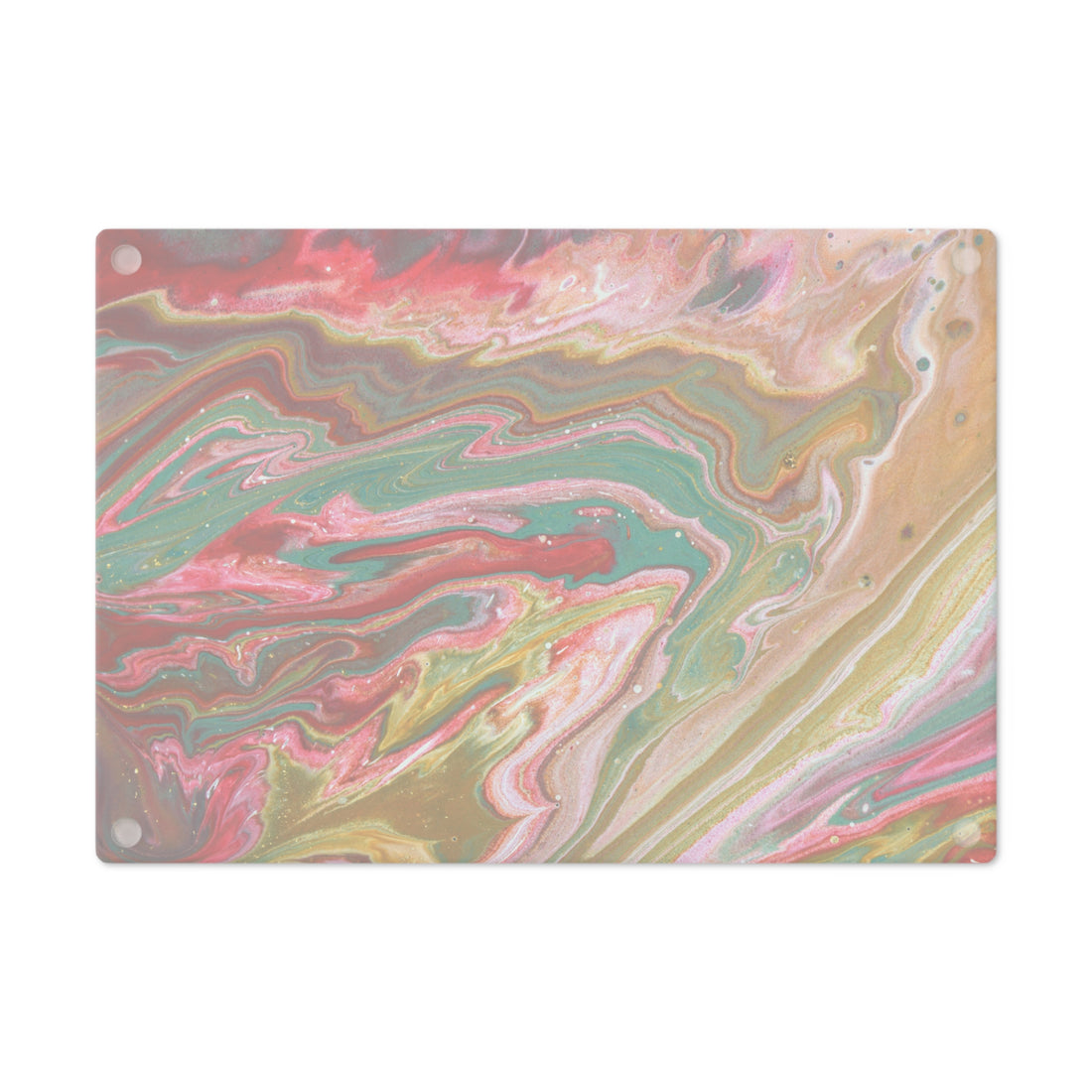 Red Marble art Cutting Board