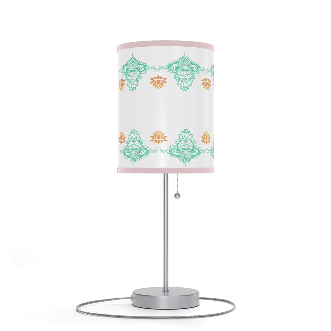 Lotus kolam Pattern Lamps with Lampshades ,Lotus Boho pattern Lamp  US|CA plug, Housewarming gifts, Holiday Gifts