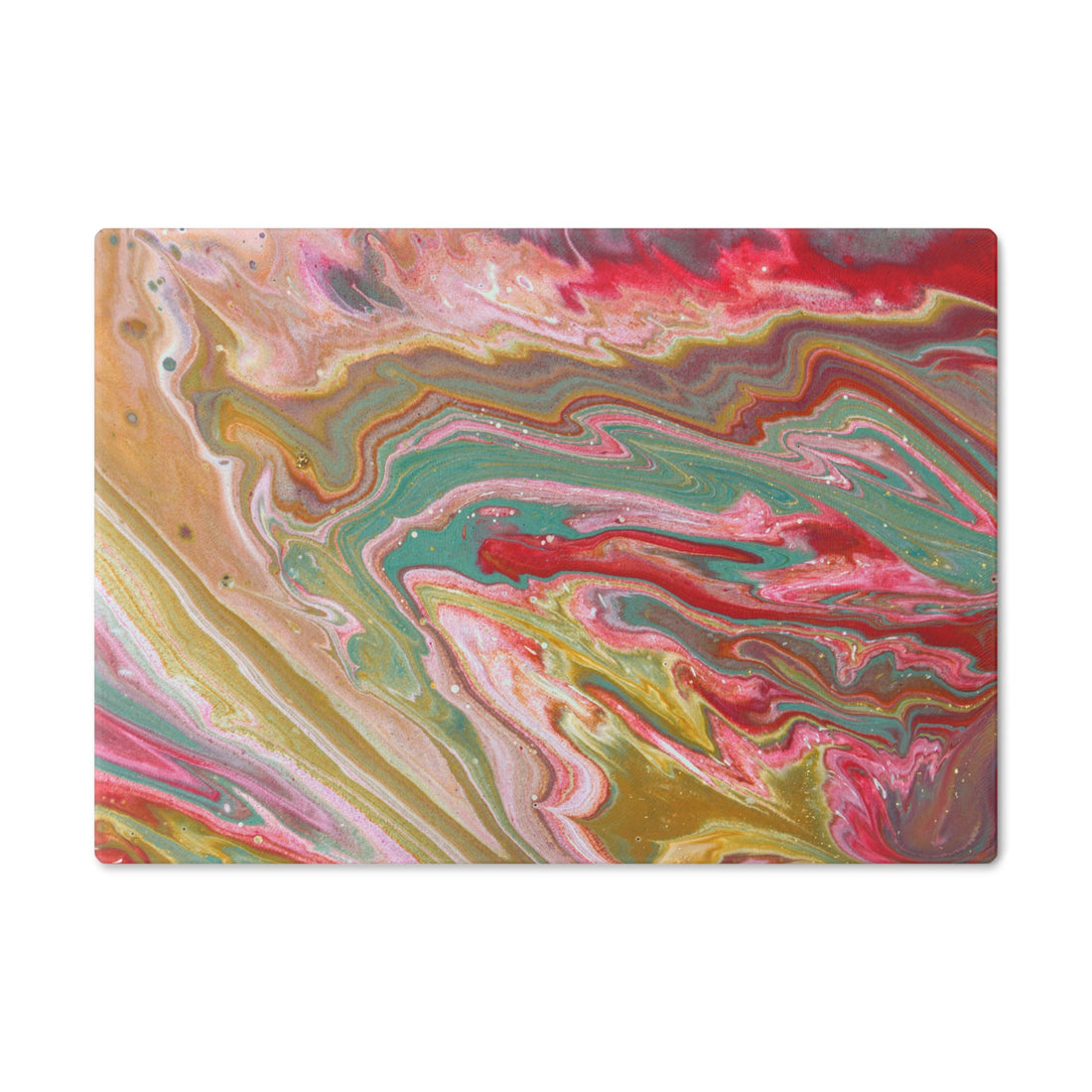 Red Marble art Cutting Board