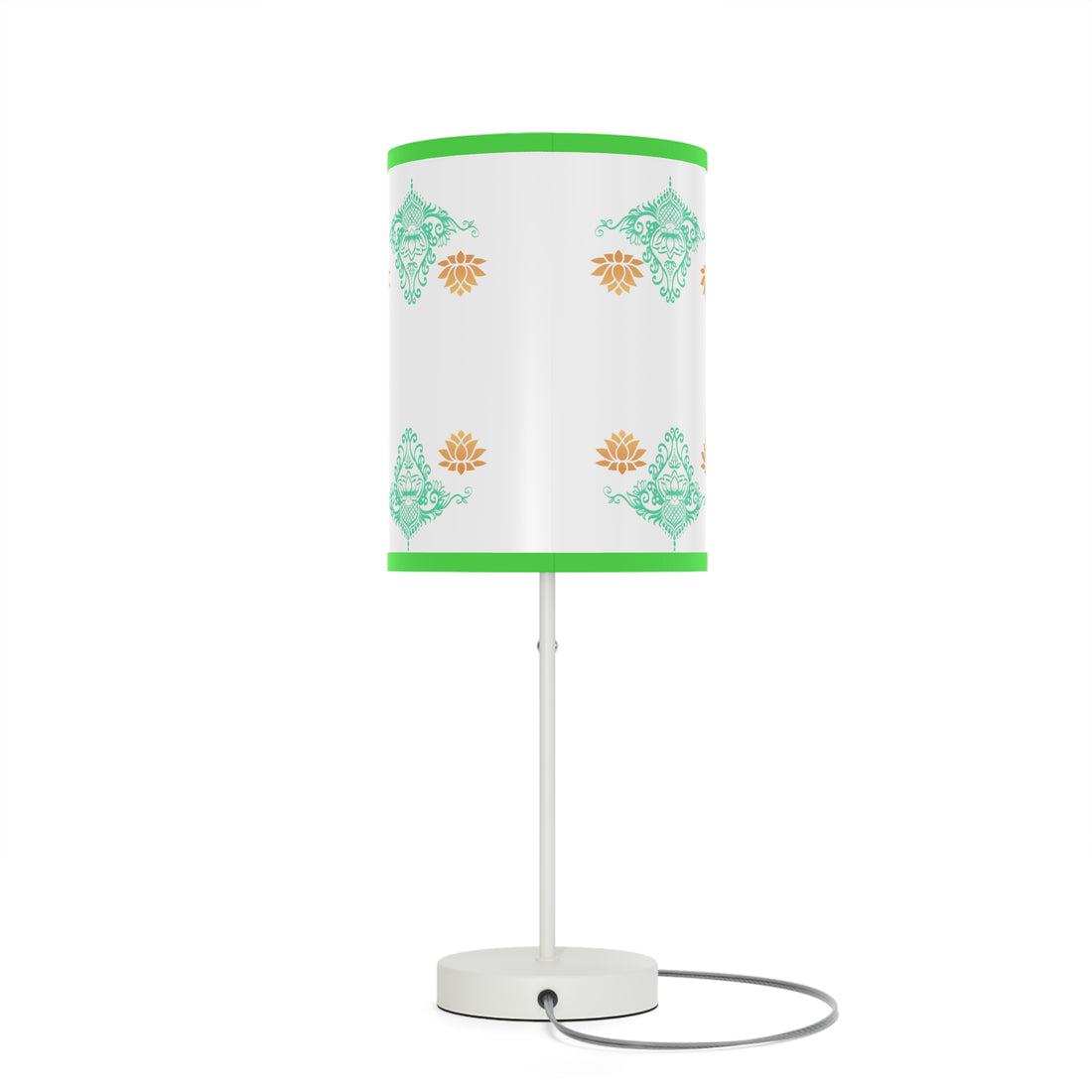 Lotus kolam Pattern Lamps with Lampshades ,Lotus Boho pattern Lamp  US|CA plug, Housewarming gifts, Holiday Gifts