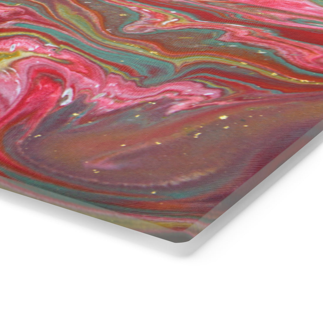 Red Marble art Cutting Board