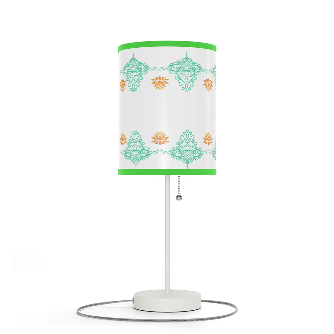 Lotus kolam Pattern Lamps with Lampshades ,Lotus Boho pattern Lamp  US|CA plug, Housewarming gifts, Holiday Gifts