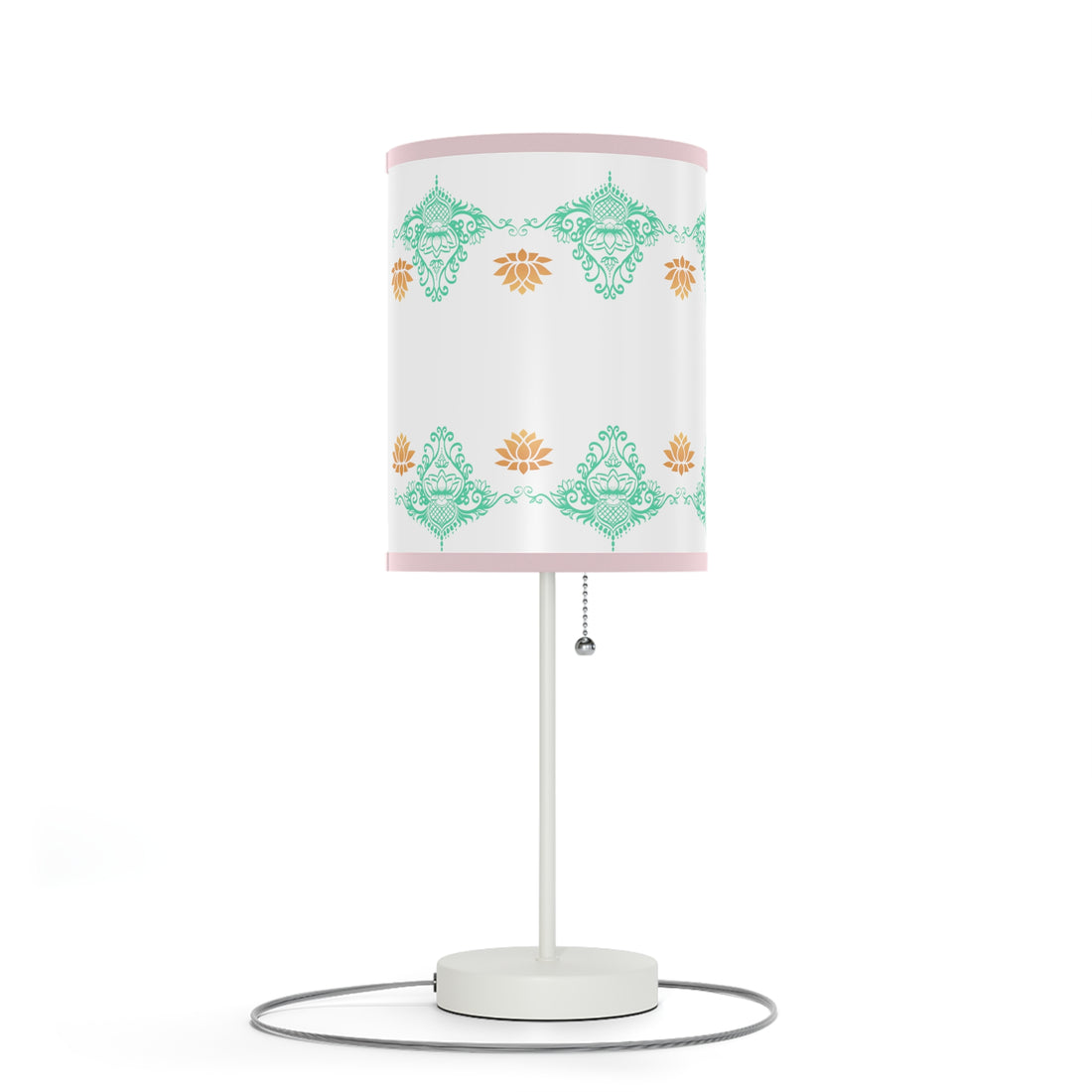 Lotus kolam Pattern Lamps with Lampshades ,Lotus Boho pattern Lamp  US|CA plug, Housewarming gifts, Holiday Gifts