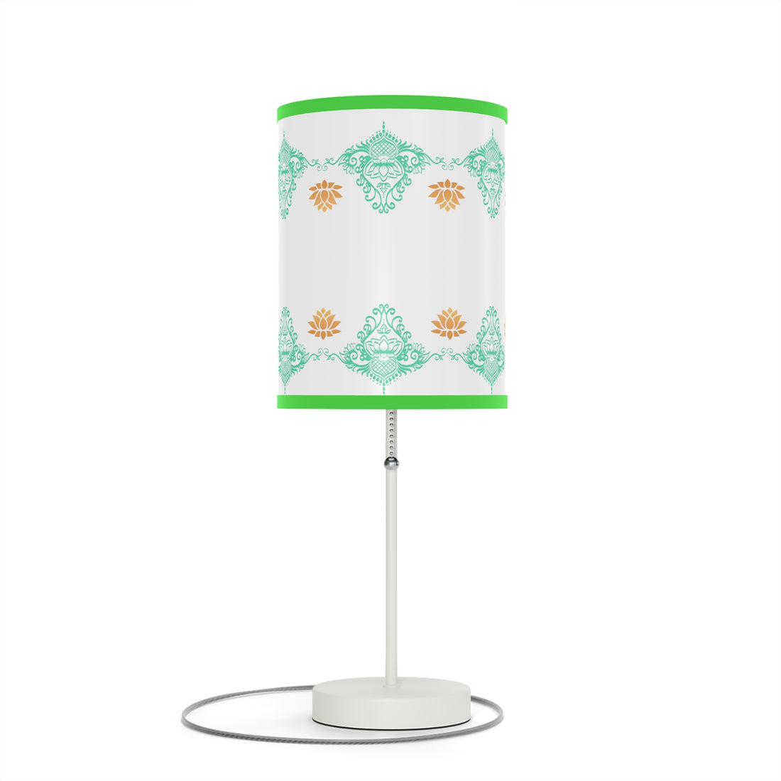 Lotus kolam Pattern Lamps with Lampshades ,Lotus Boho pattern Lamp  US|CA plug, Housewarming gifts, Holiday Gifts