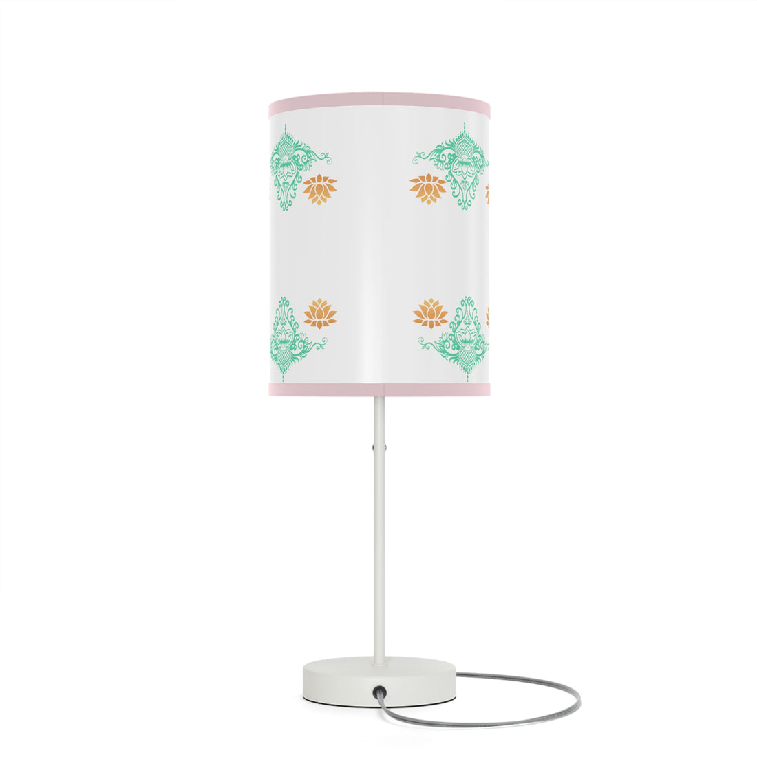 Lotus kolam Pattern Lamps with Lampshades ,Lotus Boho pattern Lamp  US|CA plug, Housewarming gifts, Holiday Gifts