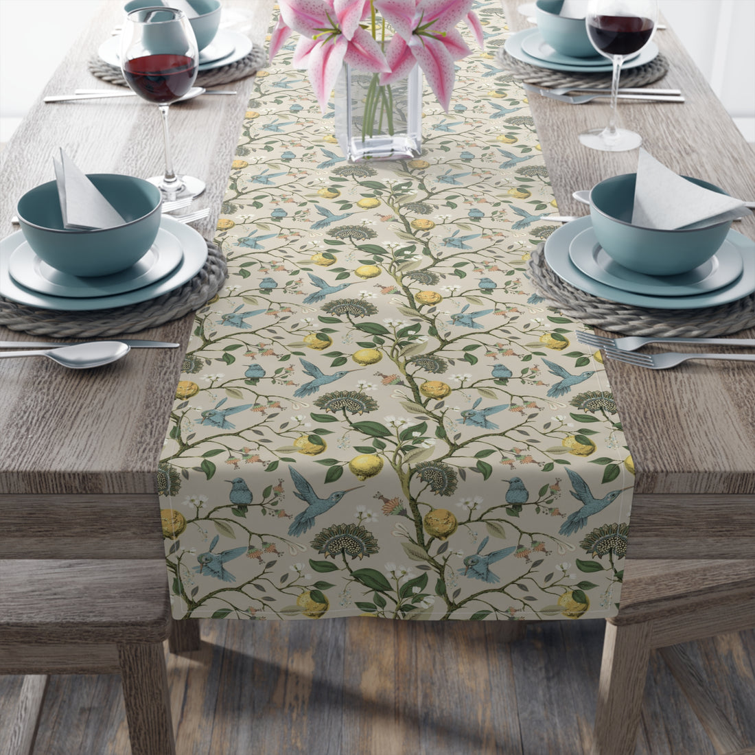 Hummingbird Table Runner (Cotton)