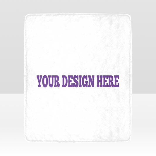 Custom Blanket with Picture, Text