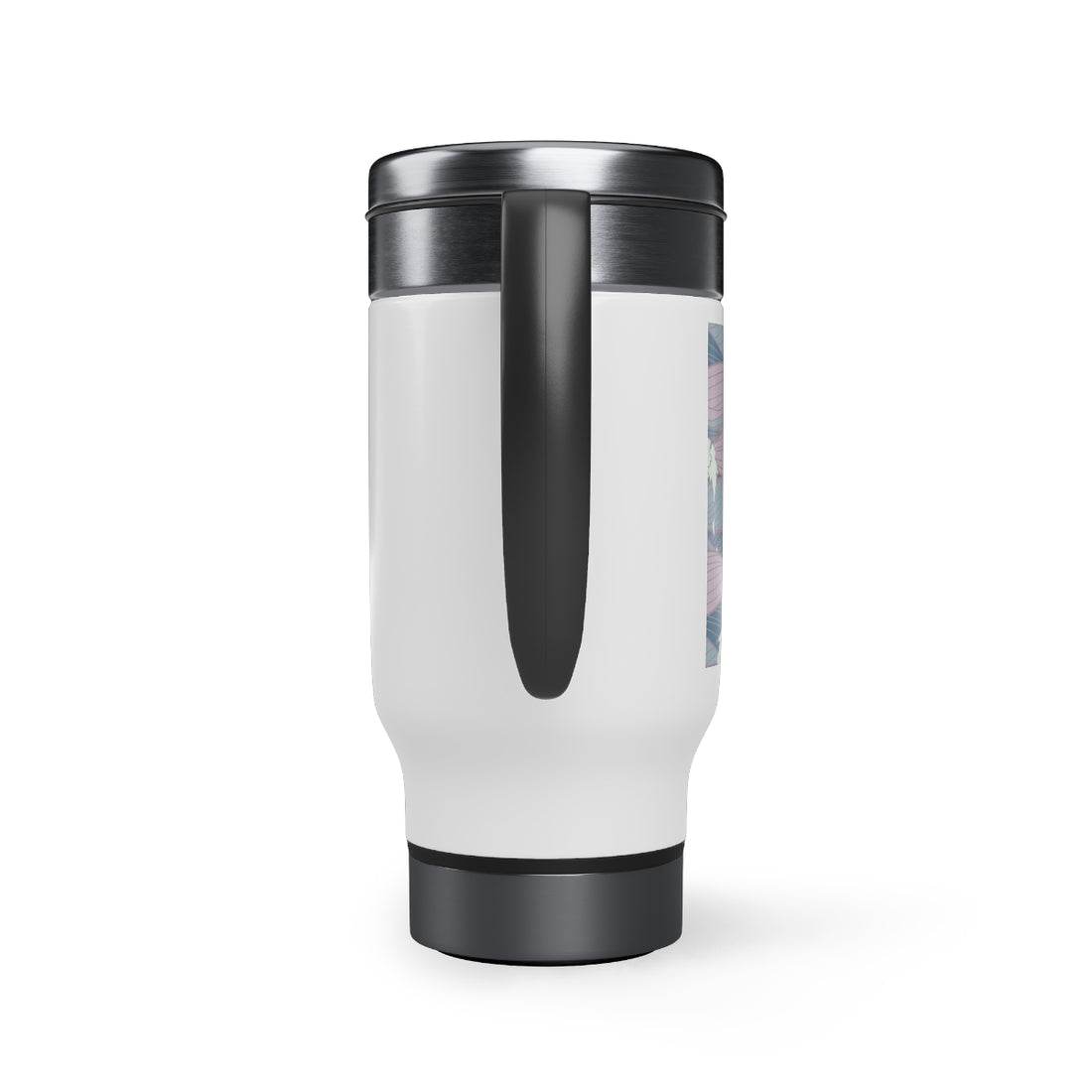 Stainless Steel Travel Mug with Handle, 14oz