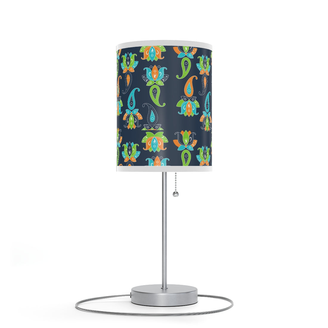 Floral Paisley Boho pattern Lamp  US|CA plug