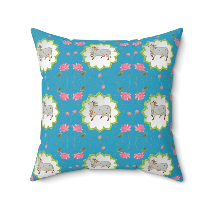 Lotus Pichwai print Pillow Cover