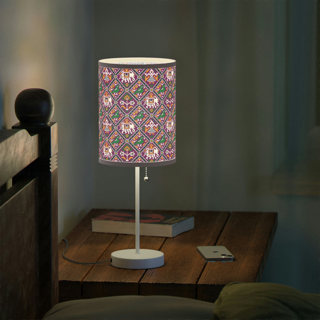 Elephant Boho pattern Lamp  US|CA plug