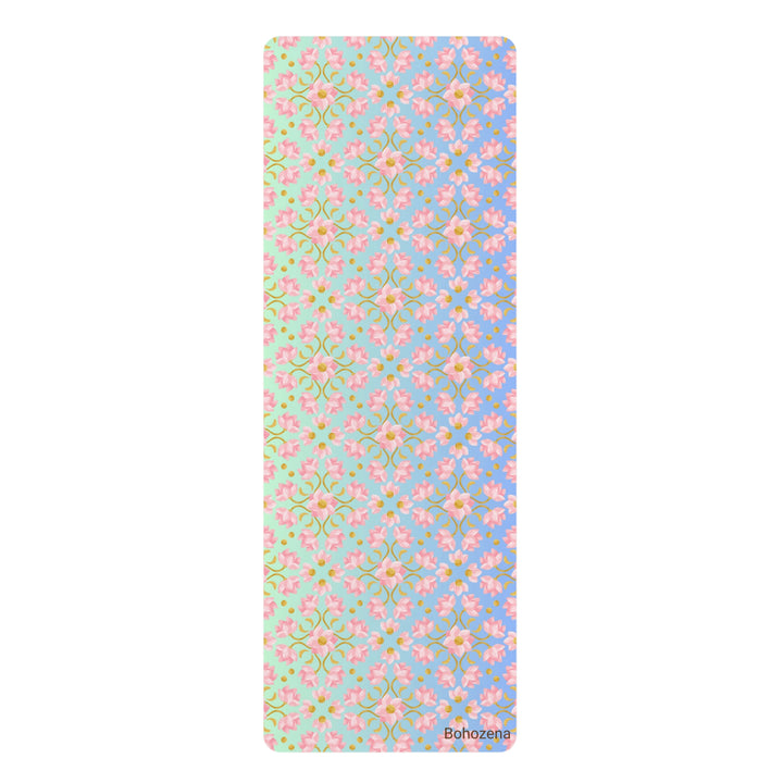 Lotus art Rubber Yoga Mat