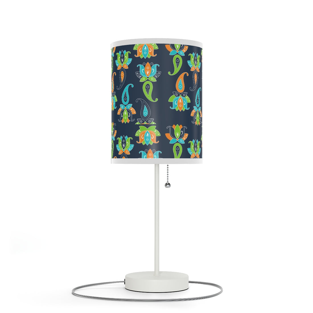 Floral Paisley Boho pattern Lamp  US|CA plug