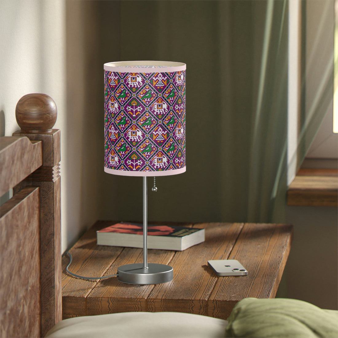 Elephant Boho pattern Lamp  US|CA plug