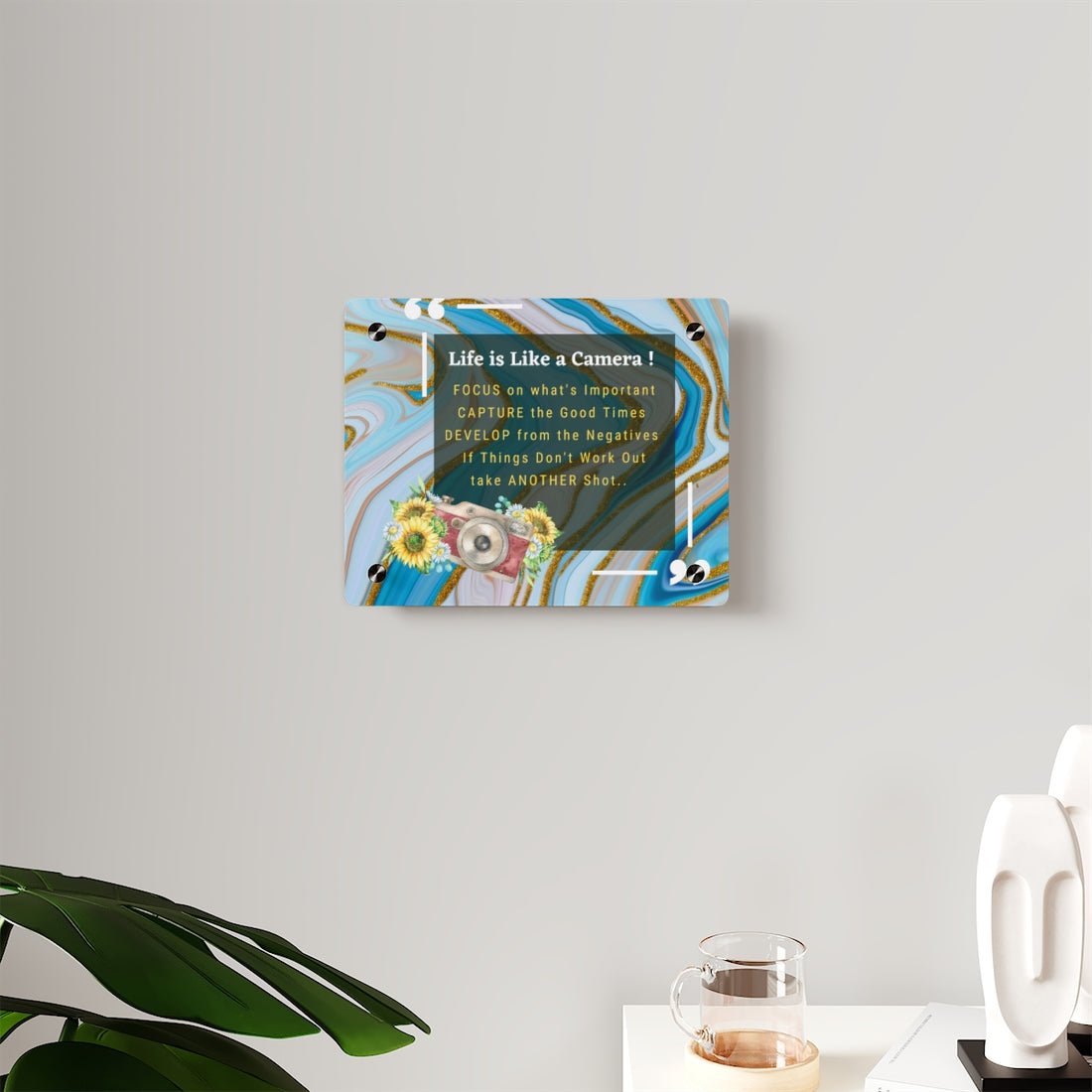 Inspirational Acrylic Wall Art Panels