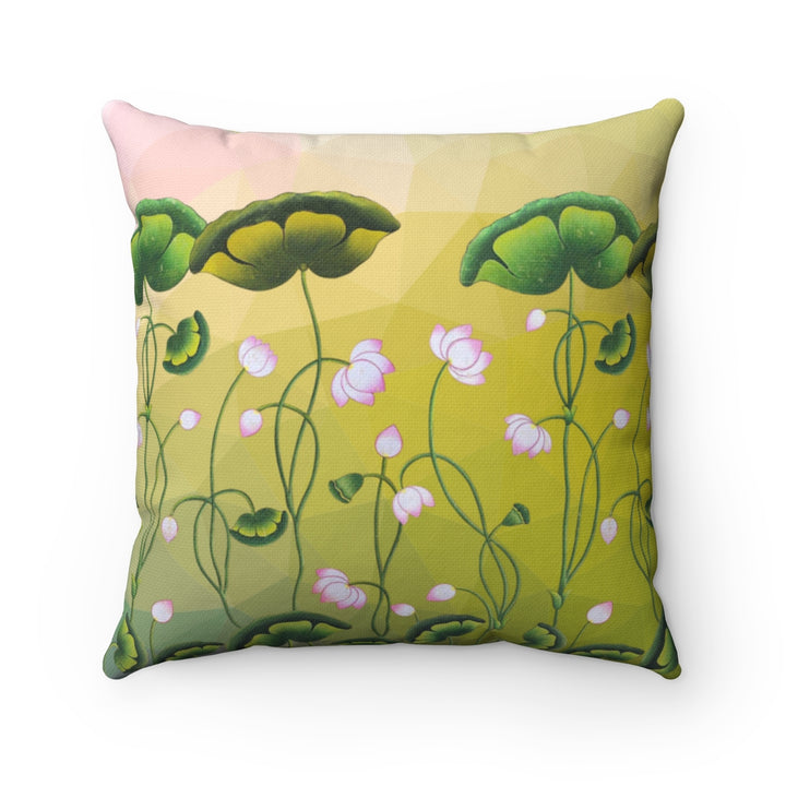 Lotus Pichwai painting Pillow Cover