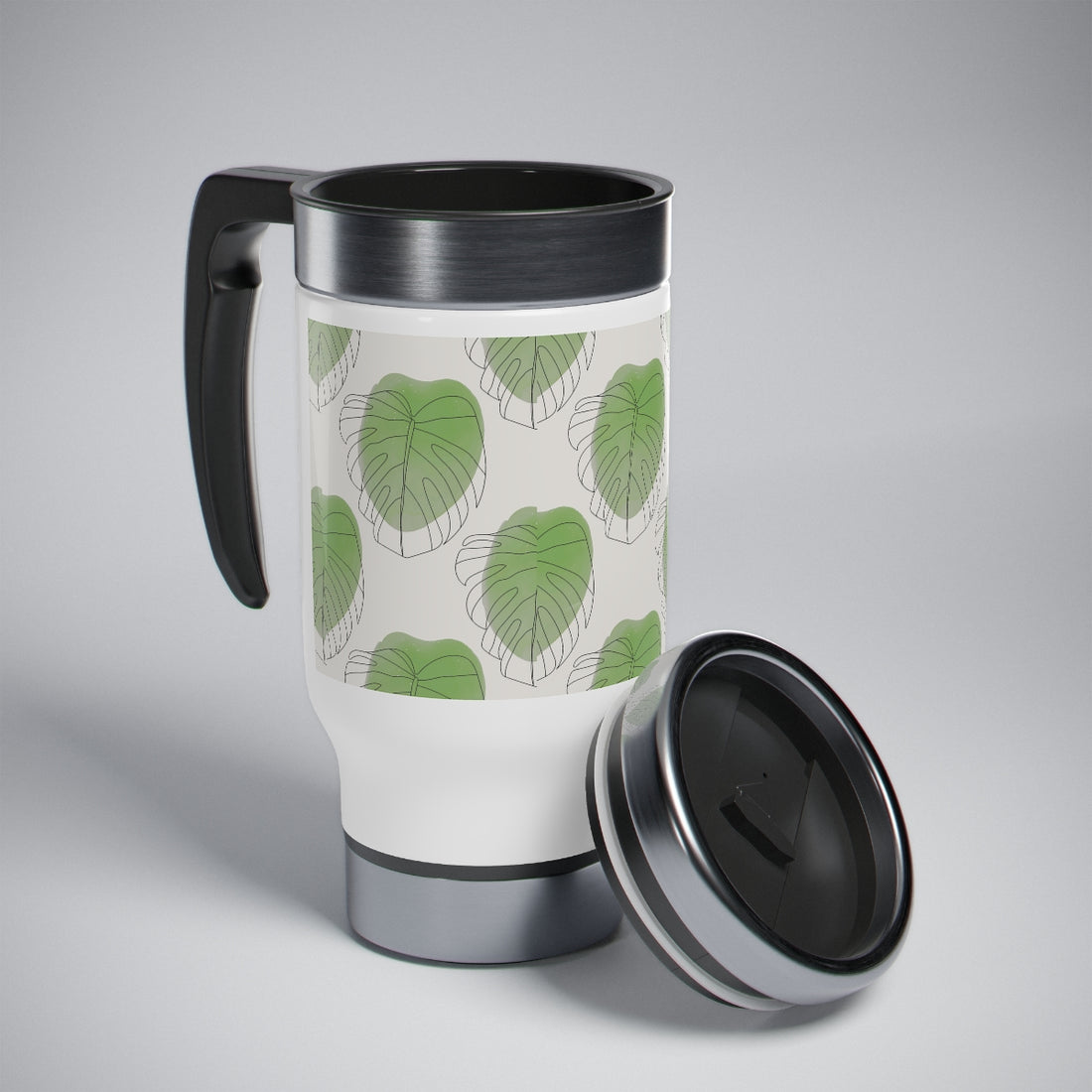 Stainless Steel Travel Mug with Handle